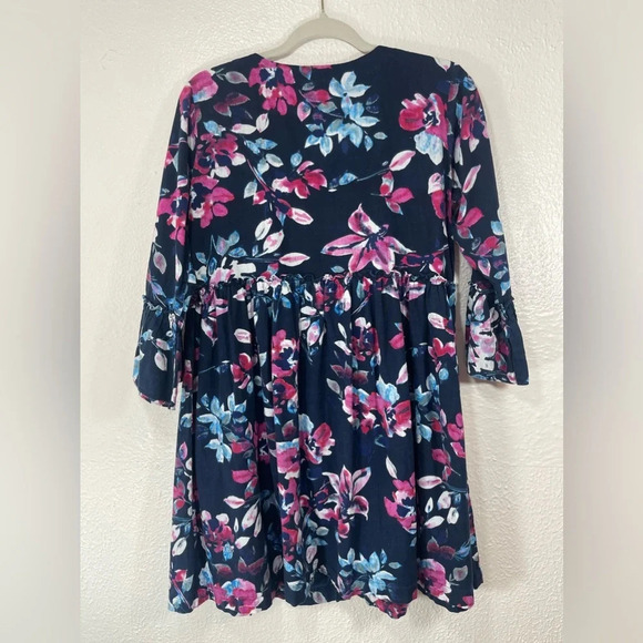 Bombay Paisley Floral Cotton Button Down Tunic Dress Women’s Medium - Picture 9 of 11